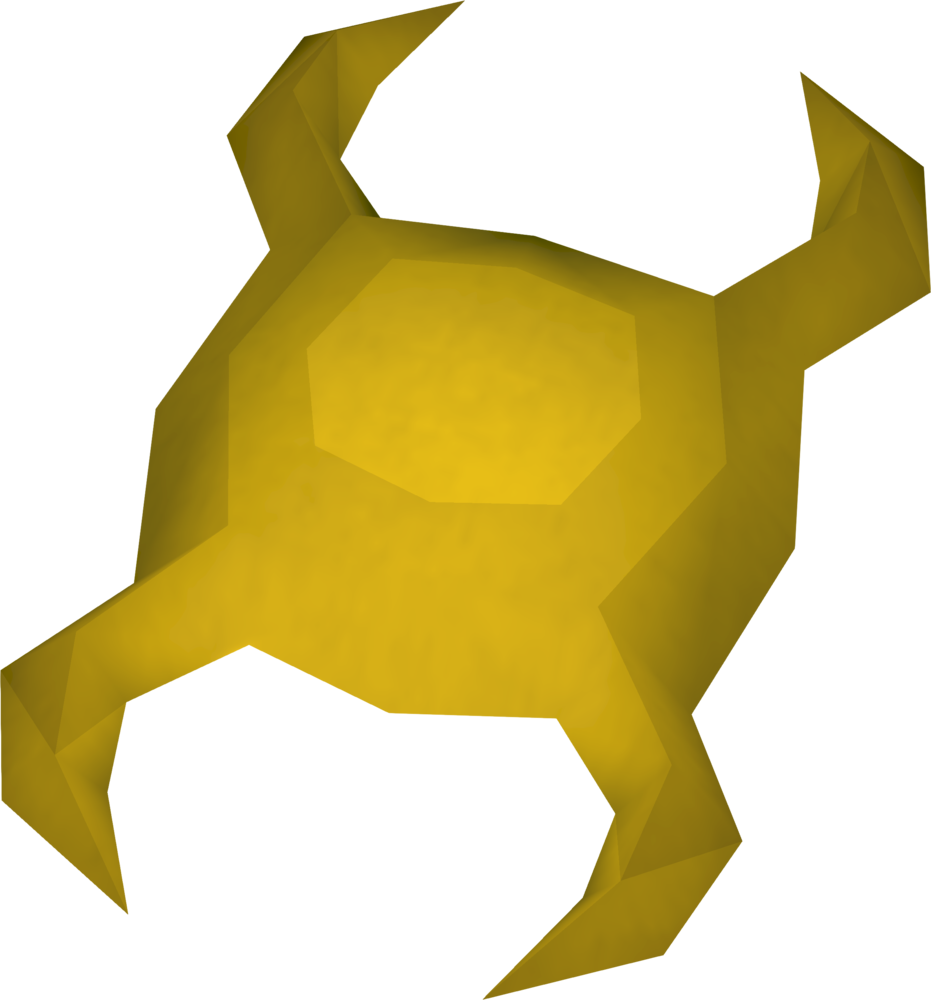 Golden Shark Eggs - Origami (931x1000), Png Download