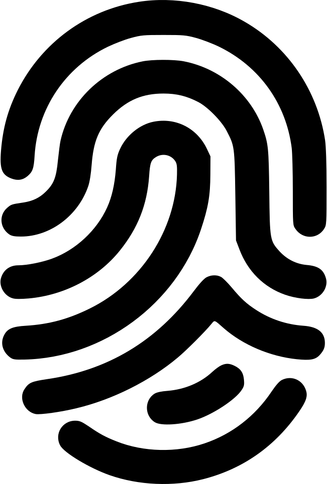 Fingerprint Personal Access Crime Identification Comments - Ville De Saint Etienne (662x980), Png Download