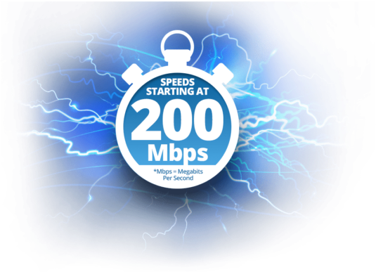 Lightning-fast Internet Speed - Spectrum Gig Internet (550x386), Png Download