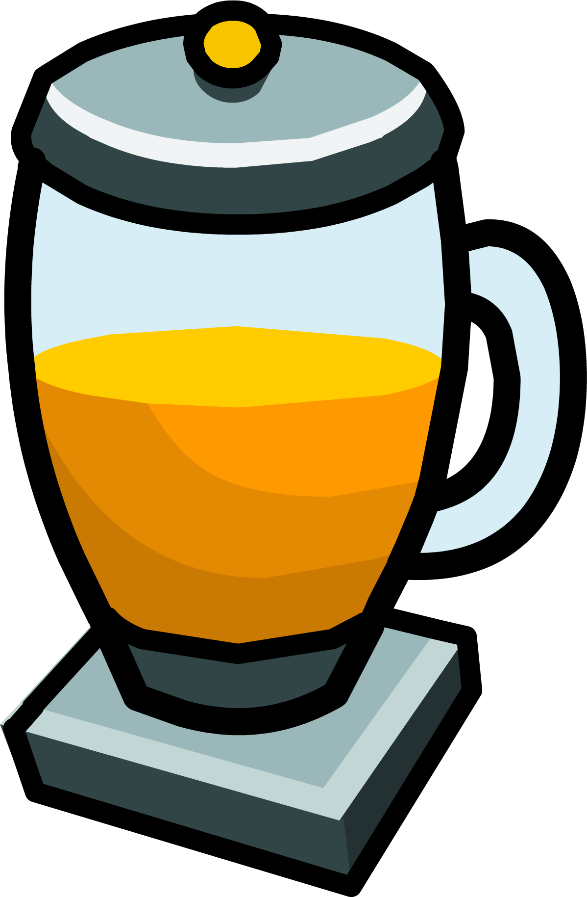 Orangejuiceblender - Club Penguin Blender (1198x1828), Png Download