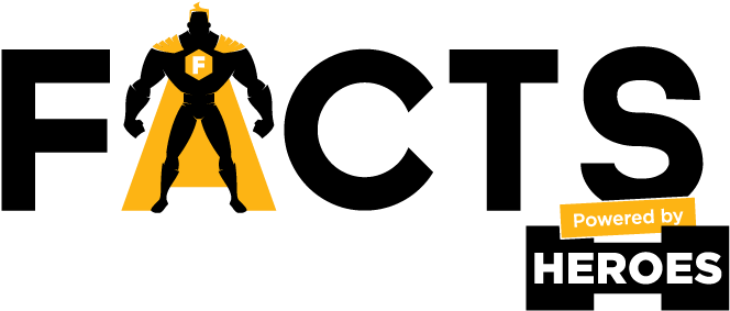 Facts Logoheroes 1 - Facts Belgium Comic Con (885x353), Png Download