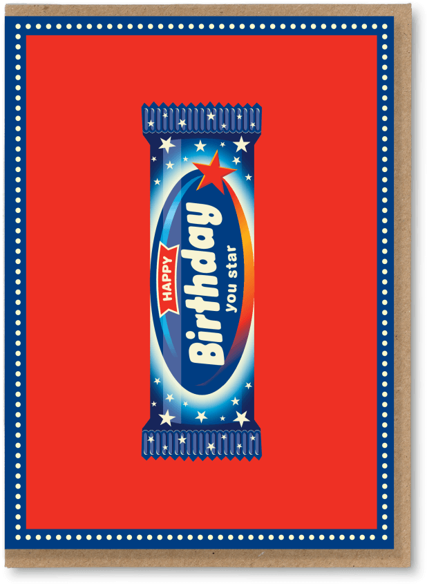 'birthday Star' Birthday Card For Fans Of The Milky - Poster (850x850), Png Download