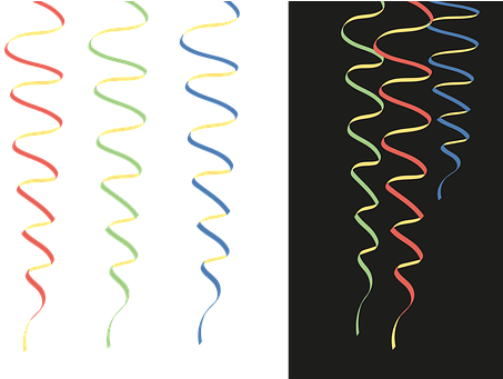 Garlands Paper Snakes Snakes Deco Carnival - Slinger Verticaal Png (480x340), Png Download