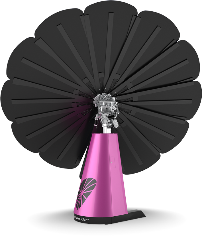 Smartflower - Solar Flower (800x851), Png Download
