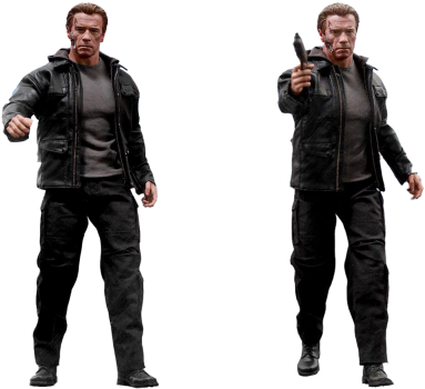 Figure,fantasy, - Hot Toys T-800 Guardian (500x350), Png Download