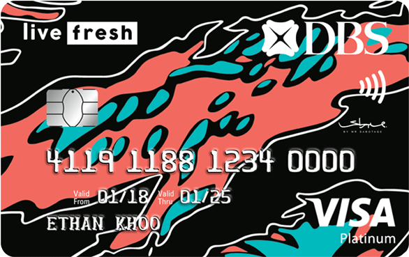 Dbs Live Fresh Card - Dbs Live Fresh Card Review (684x630), Png Download