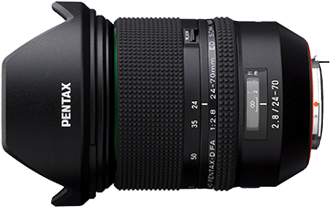 Ricoh Says This New Lens Is Compatible With Both Aps - New Pentax Hd D Fa 24-70mm F2.8 Ed Sdm Wr Lens (438x300), Png Download