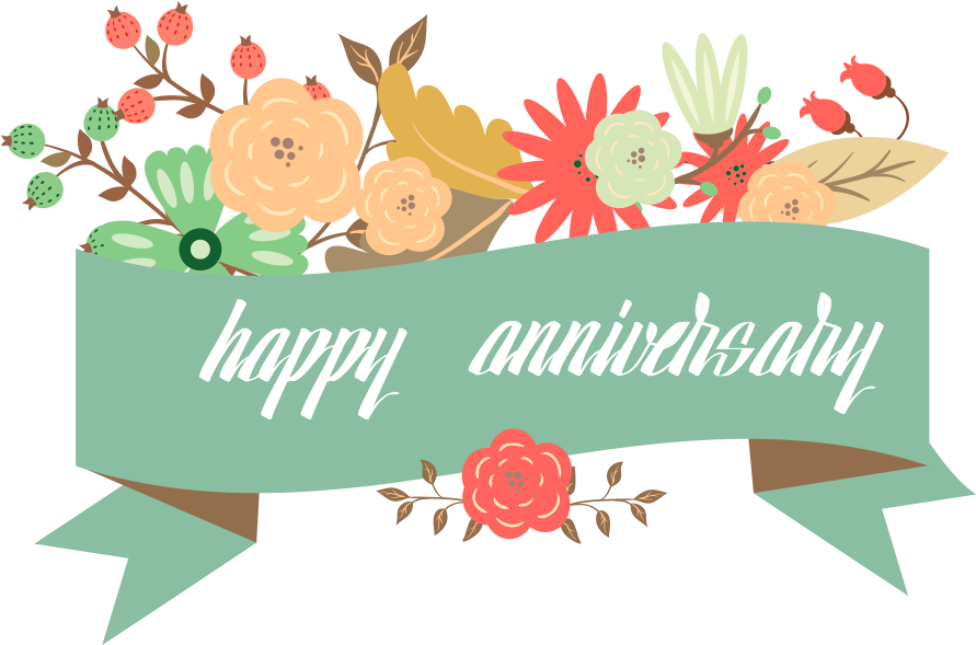 Wedding Anniversary Greeting Card - Happy Wedding Anniversary Png (1089x1000), Png Download