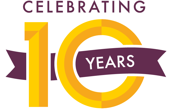 10th Anniversary Logo Png (725x466), Png Download