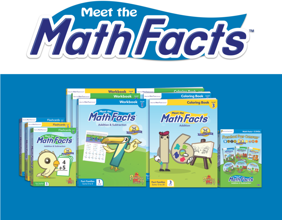 Download Preschool Prep Company, Meet The Math Facts - Preschool Prep Math Facts Level 1 (899x751), Png Download