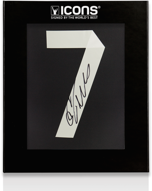 Cristiano Ronaldo Back Signed Real Madrid 2014-15 Third - Cristiano Ronaldo Autographed Nike Mercurial Victory (650x665), Png Download