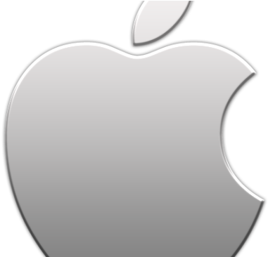Apple Logo Icon Aluminum - Apple Logo Icon (470x365), Png Download