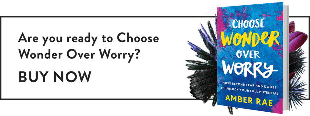 Img Book Bttn V1b - Choose Wonder Over Worry: Move Beyond Fear (1000x375), Png Download