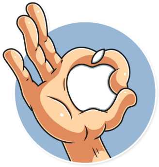 Apple Logo Эппл - Steve Jobs (360x360), Png Download