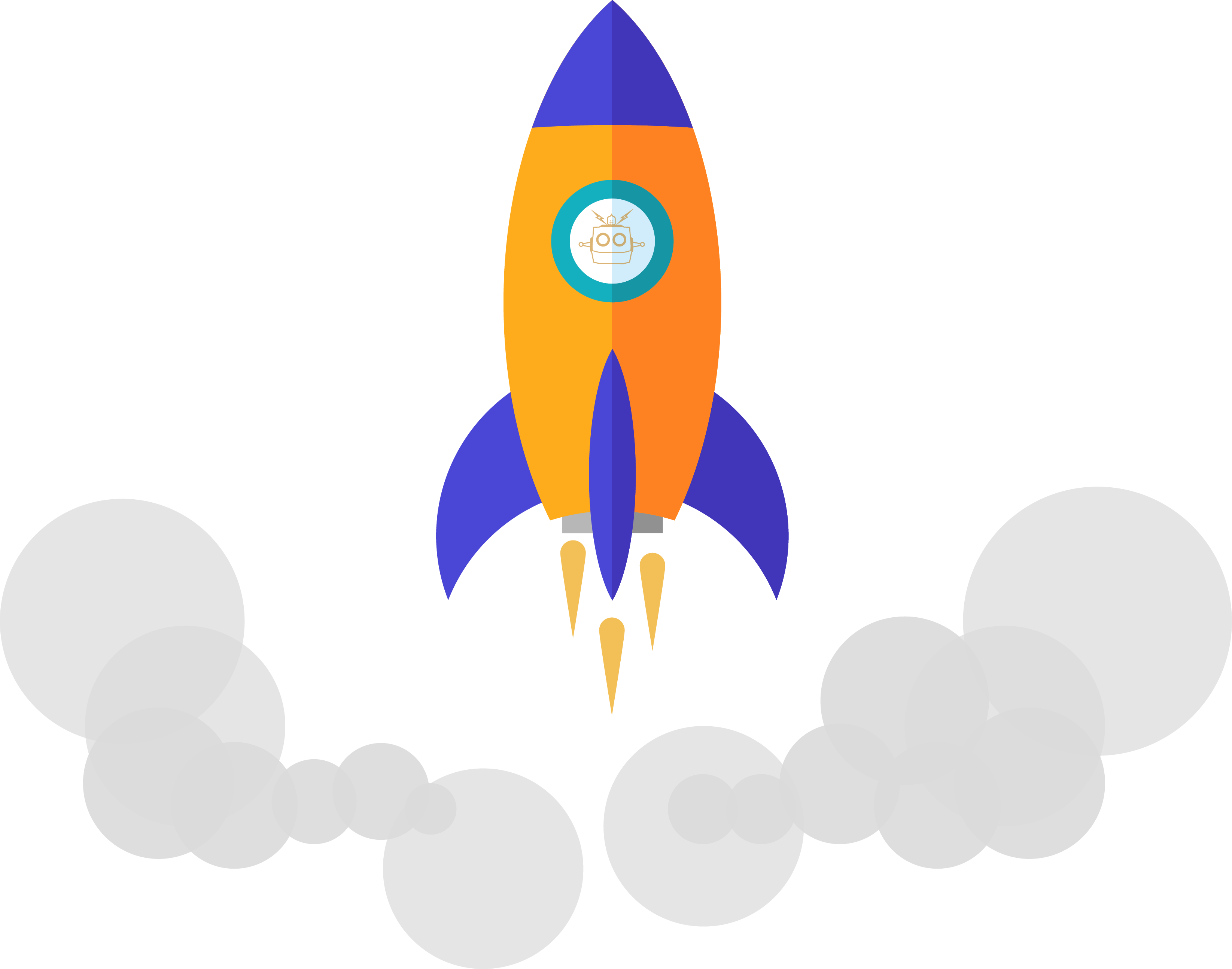Through Our Search Engine Optimization , Paid Online - Flat Design Development Png (3291x2587), Png Download