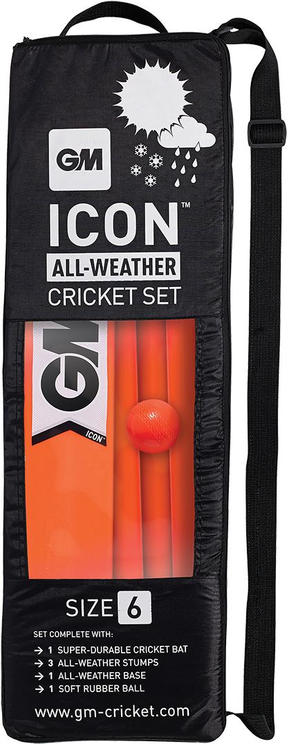 Icon All-weather Cricket Set - Gunn & Moore Icon All-weather Cricket Set Size (531x1200), Png Download