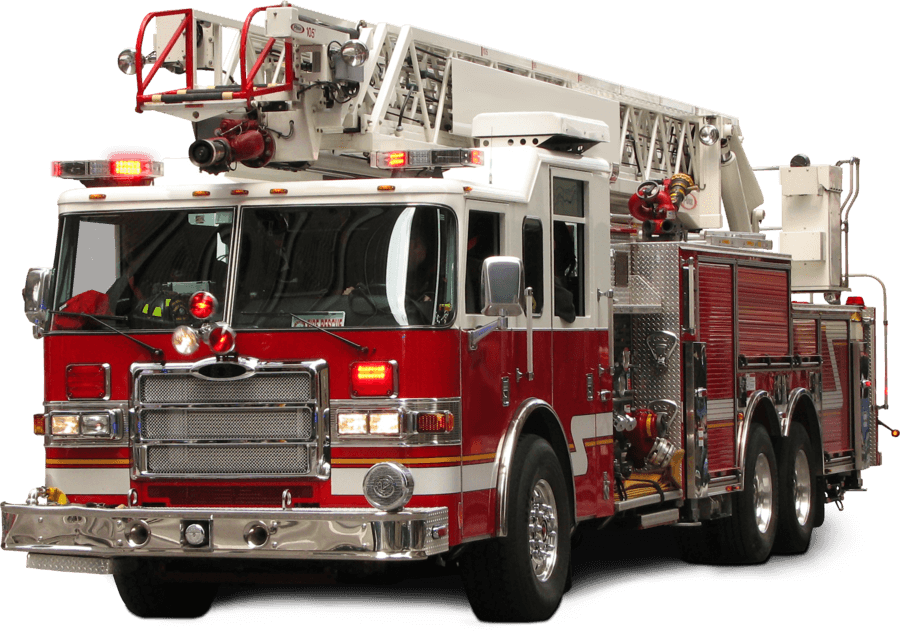 Fire Brigade Truck Png - Fire Truck Is Actually A Water Truck (900x636), Png Download