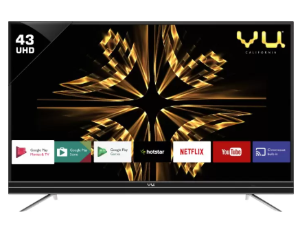 Vu 49 Inch Led Tv (480x440), Png Download