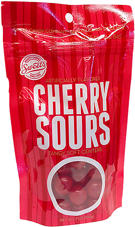 Cherry Fruit Sours Candy - Sweet's Sours Candy Balls 3 Flavor Variety Bundle: (500x500), Png Download