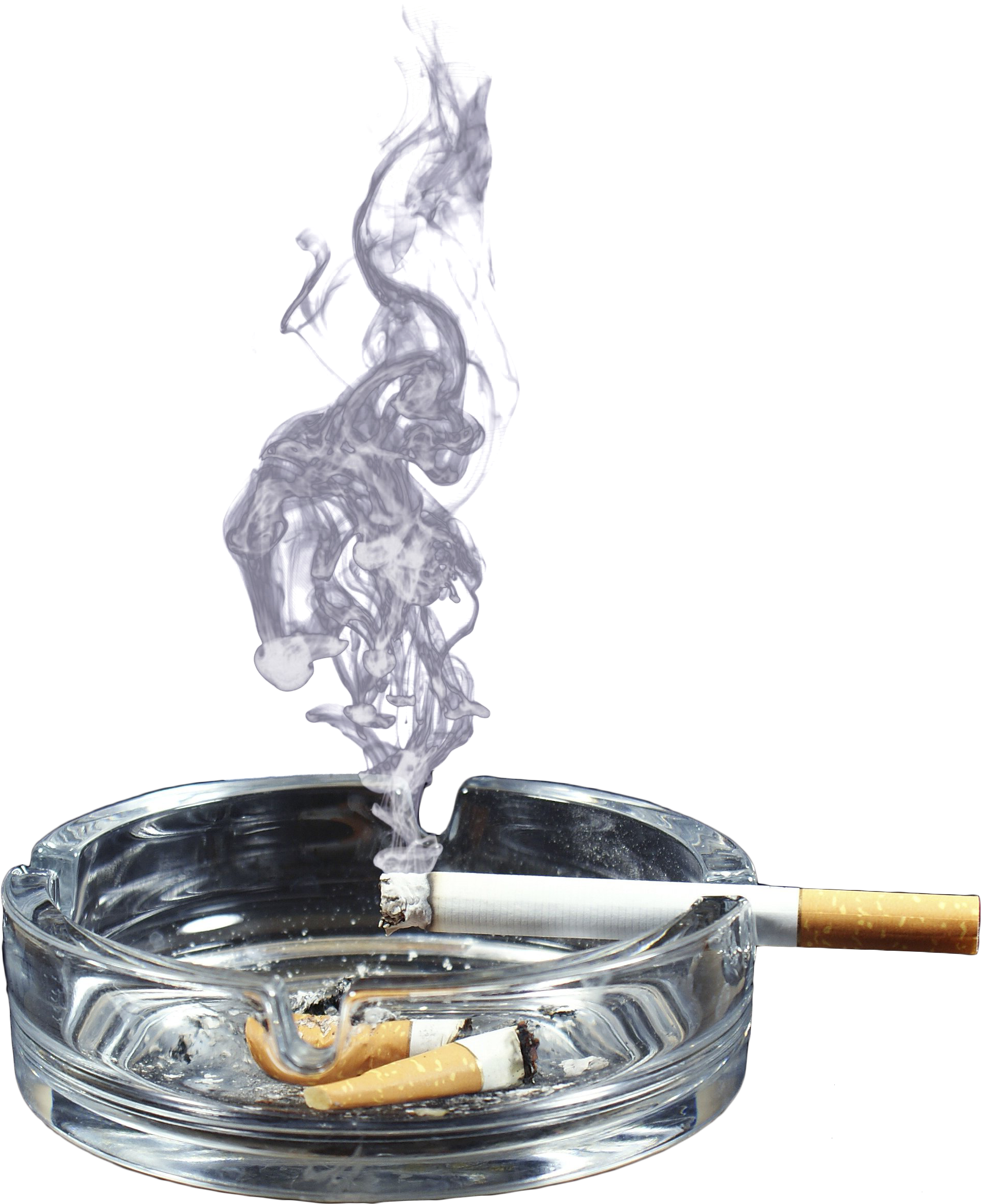 Burning Cigarette - Cigarro Cenicero Png (1920x2400), Png Download