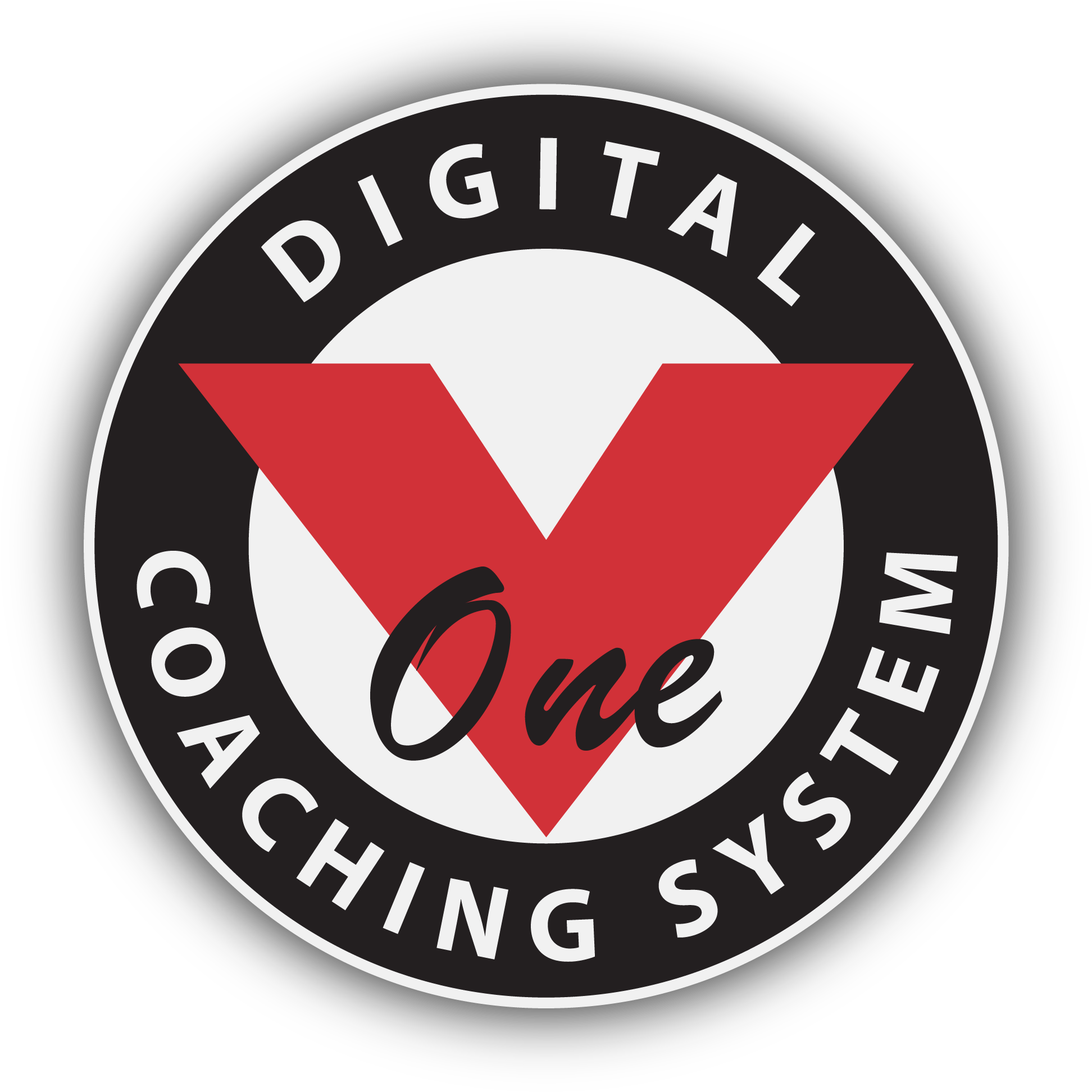 Logo White Background - V1 Golf Logo (2000x2000), Png Download