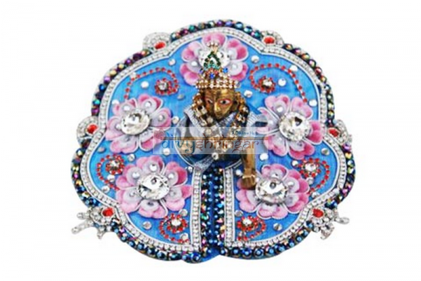 Pink And Blue Bal Gopal Dress - Circle (600x800), Png Download