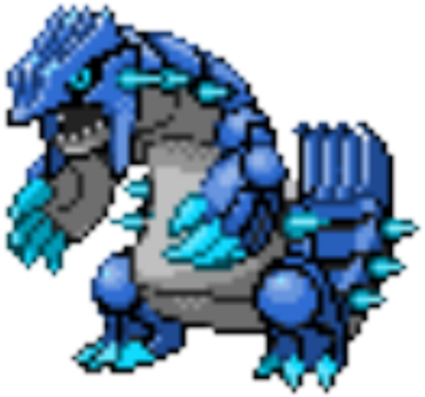 Wave Groudon - Groudon Sprite (420x420), Png Download