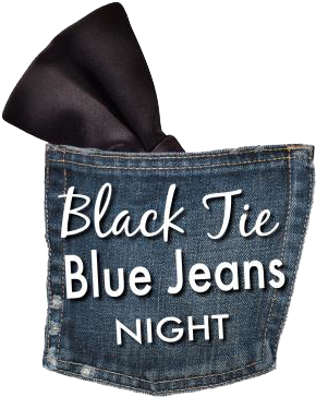 Black Tie Blue Jean Night - Black Tie & Blue Jean (386x458), Png Download