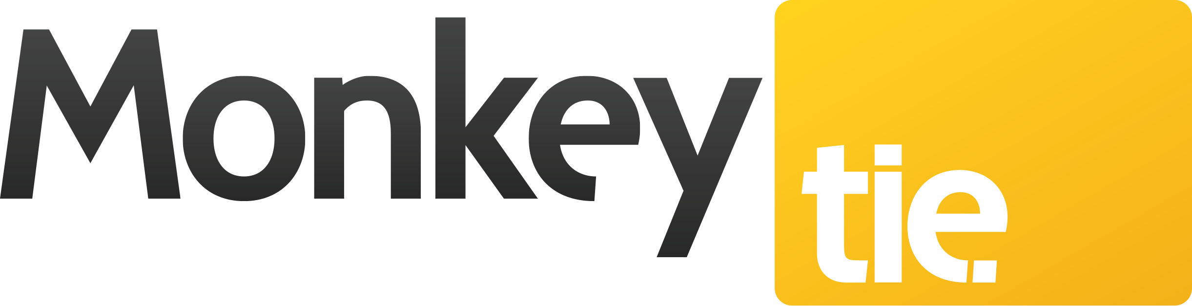 Monkeytie (2442x627), Png Download