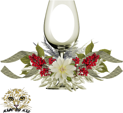 Here A Little Cluster Frame I Made For Youit Is In - Wine Glass (450x450), Png Download