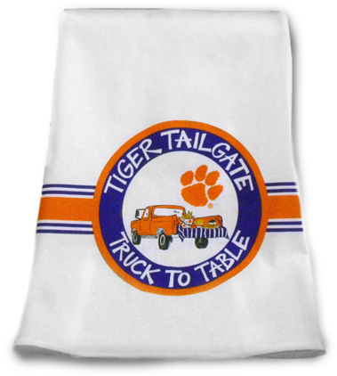 "truck To Table" Tea Towel - Clemson University (600x450), Png Download
