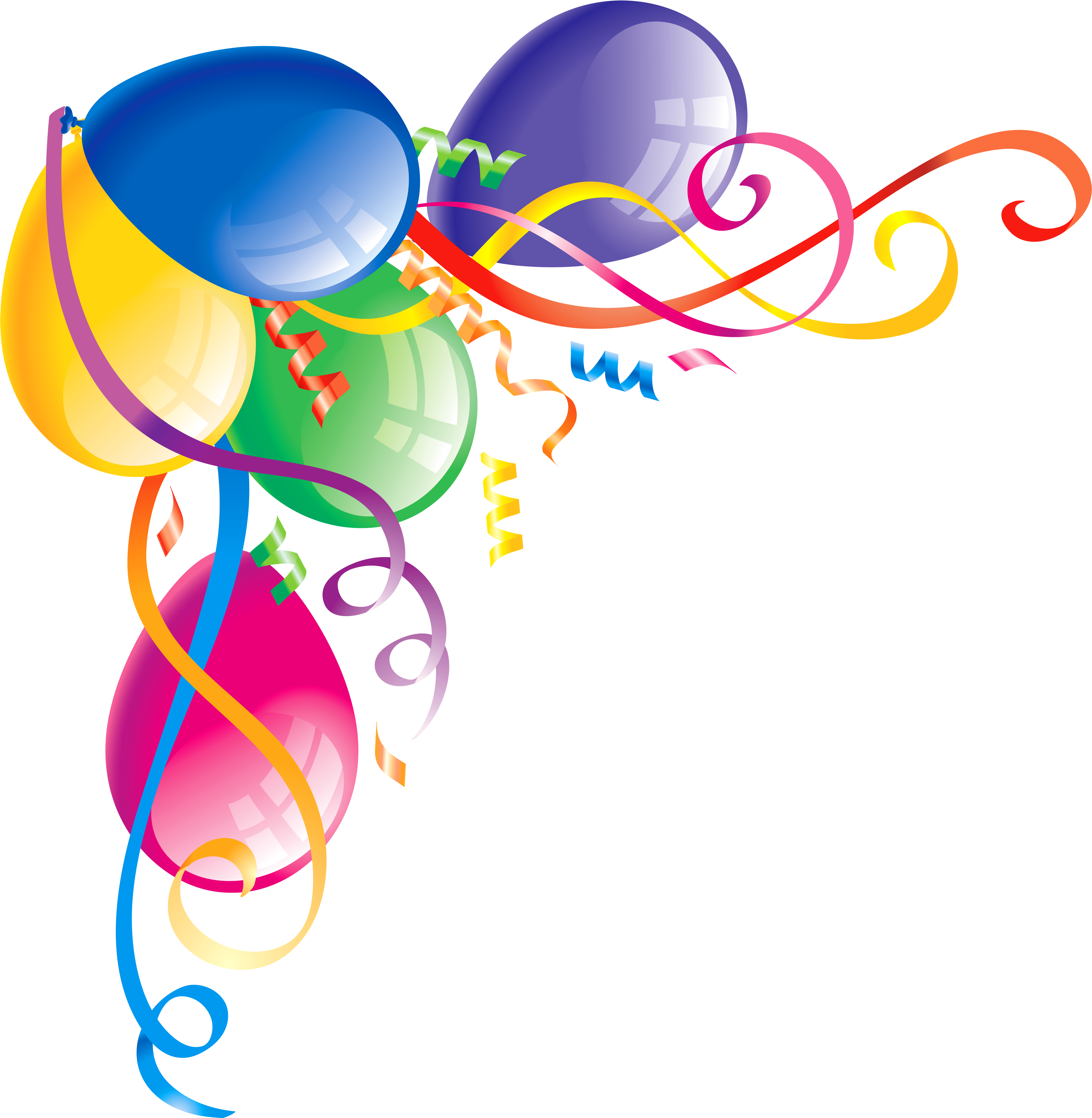Balloonflourishupperleft (5500x5631), Png Download
