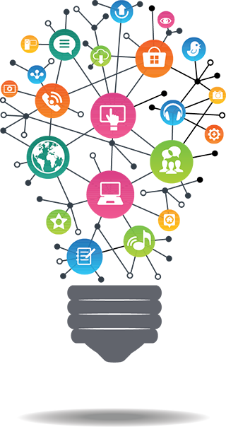 What Can Social Media Marketing Do For You - Social Media Bulb Png (320x604), Png Download