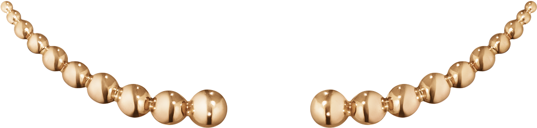 Moonlight Grapes Earrings - Georg Jensen Øreringe Guld (1200x1200), Png Download