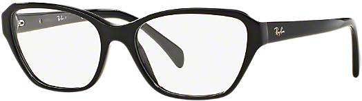 Women's Eyeglasses - Ray-ban Rx5341 - Monochrome (680x340), Png Download