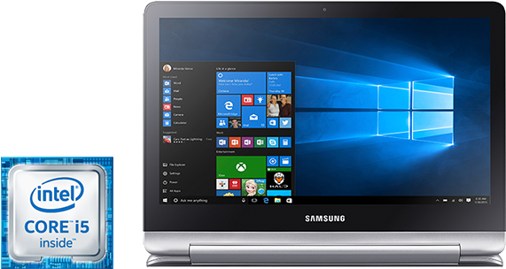 Samsung Notebook 7 Spin - Hp 15 Ay020tu Notebook (600x600), Png Download