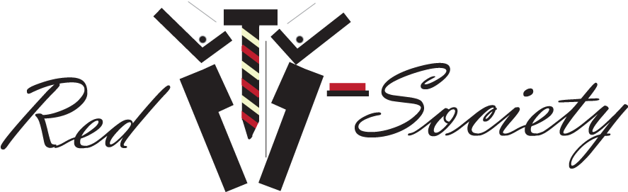 Red Tie Society Logo Process - Graphic Design (1200x300), Png Download