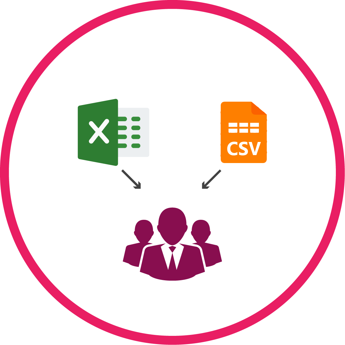 Import Customers/suppliers From Csv/excel File - Comma-separated Values (1130x1130), Png Download