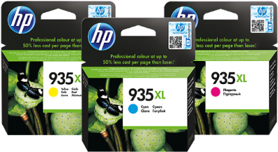 Hp Original 935xl Tri-colour Bundle Pack - Hp 920xl (736x460), Png Download