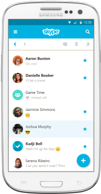 11 For #android - Skype Search Android (308x449), Png Download