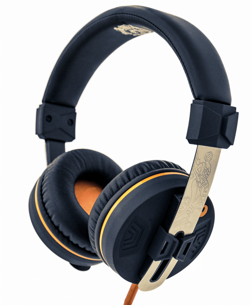 Our Flagship Headphones Have Been Designed To Capture - Orange Headphones (848x1030), Png Download