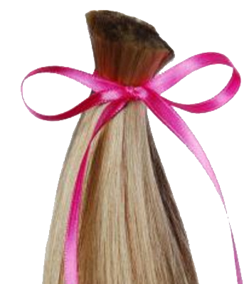Ponytail - Locks Of Love Pink Ponytail (363x400), Png Download