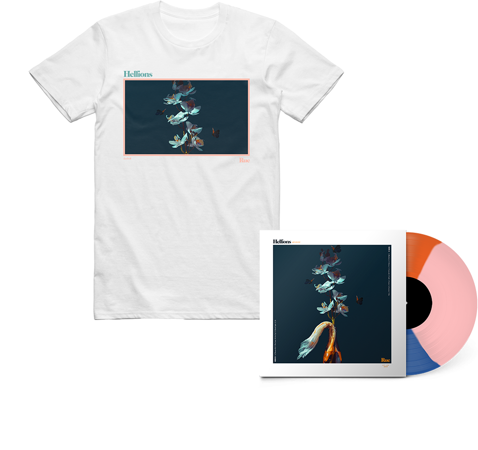Rue Cover T Shirt Rue Limited Edition Tri Colour Lp - Hellions (1080x1080), Png Download