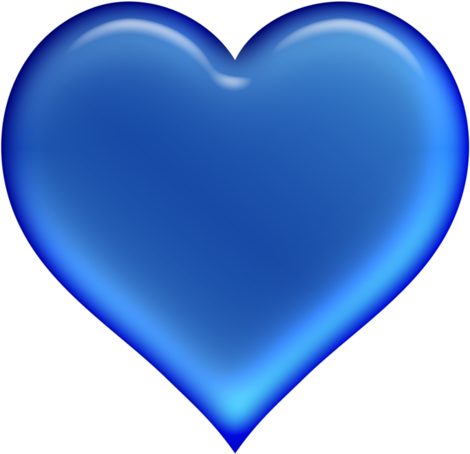 Hearts ‿✿⁀♡♥♡❤ Clean Heart, Happy Heart, Love Heart - Blue Heart Emoji Transparent (800x786), Png Download