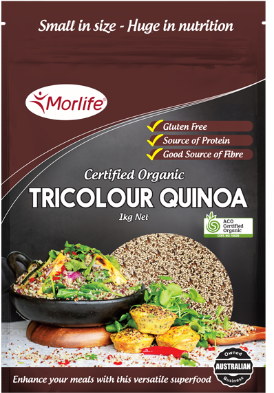 Tricolour Quinoa Grain Certified Organic 1kg - Goji Berries Certified Organic 1kg (600x600), Png Download