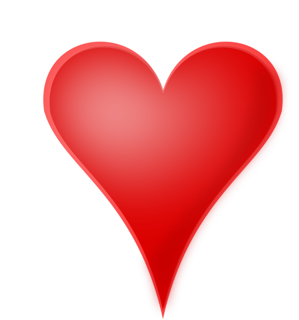 Heart Red Valentines Day Shape Free Commercial Clipart - Small Heart Png (663x750), Png Download