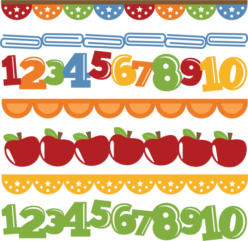 School Border Png Clipart School Scrapbooking Clip - Clip Art School Border (800x775), Png Download