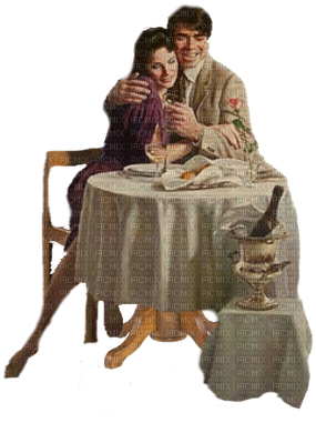 Romantic Couple - Love (400x400), Png Download