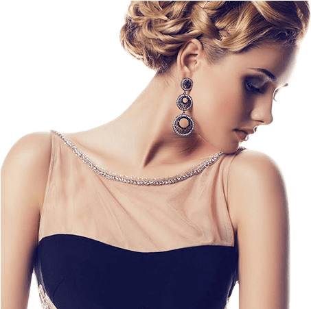 Forgot Password - Vintage 1pair Women Rhinestone Rose Flower Dangle Cross (600x450), Png Download