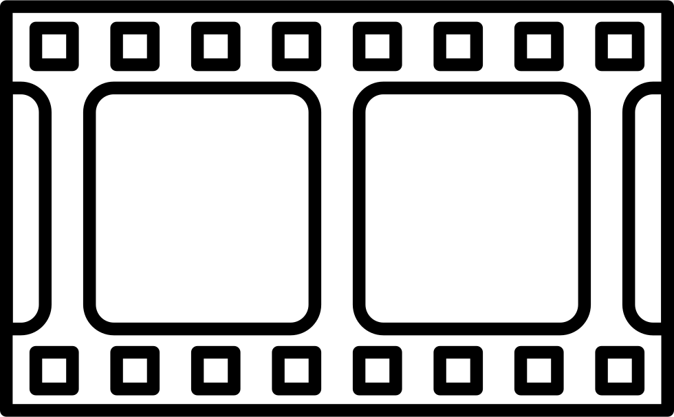 Horizontal Film Strip - Film (980x606), Png Download